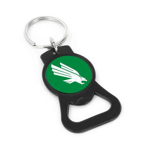 WHOLESALE NORTH TEXAS (BLACK) BOTTLE OPENER KEYCHAIN