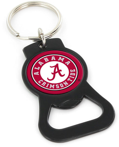 ALABAMA (BLACK) BOTTLE OPENER KEYCHAIN