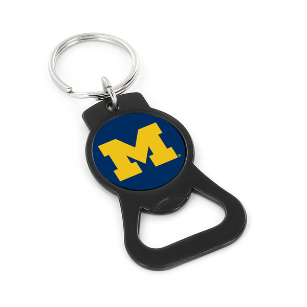 WHOLESALE MICHIGAN (BLACK) BOTTLE OPENER KEYCHAIN