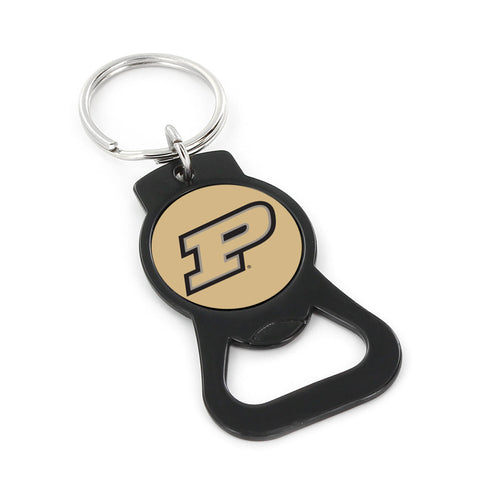 WHOLESALE PURDUE (BLACK) BOTTLE OPENER KEYCHAIN
