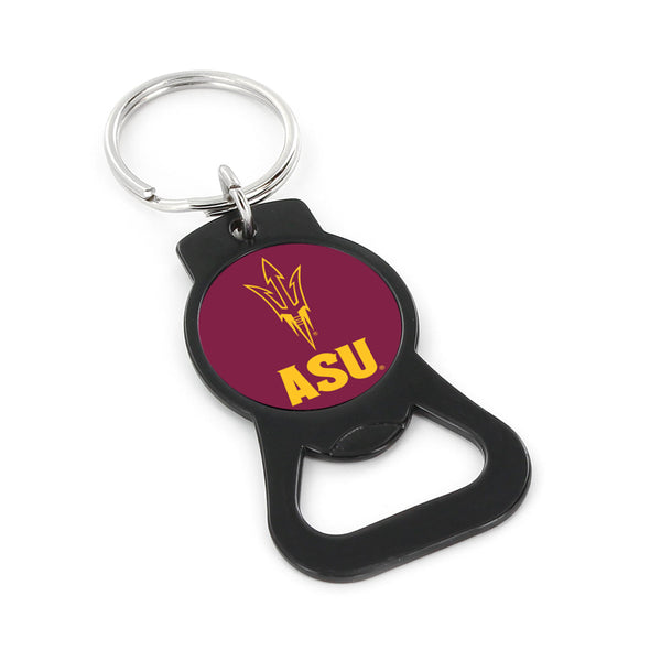 WHOLESALE ARIZONA STATE (BLACK) BOTTLE OPENER KEYCHAIN
