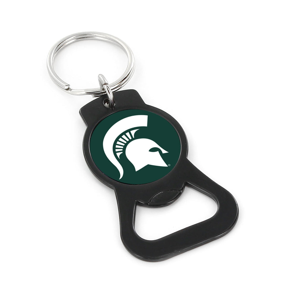 WHOLESALE MICHIGAN STATE (BLACK) BOTTLE OPENER KEYCHAIN
