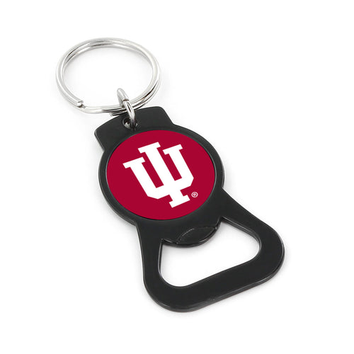 WHOLESALE INDIANA (BLACK) BOTTLE OPENER KEYCHAIN