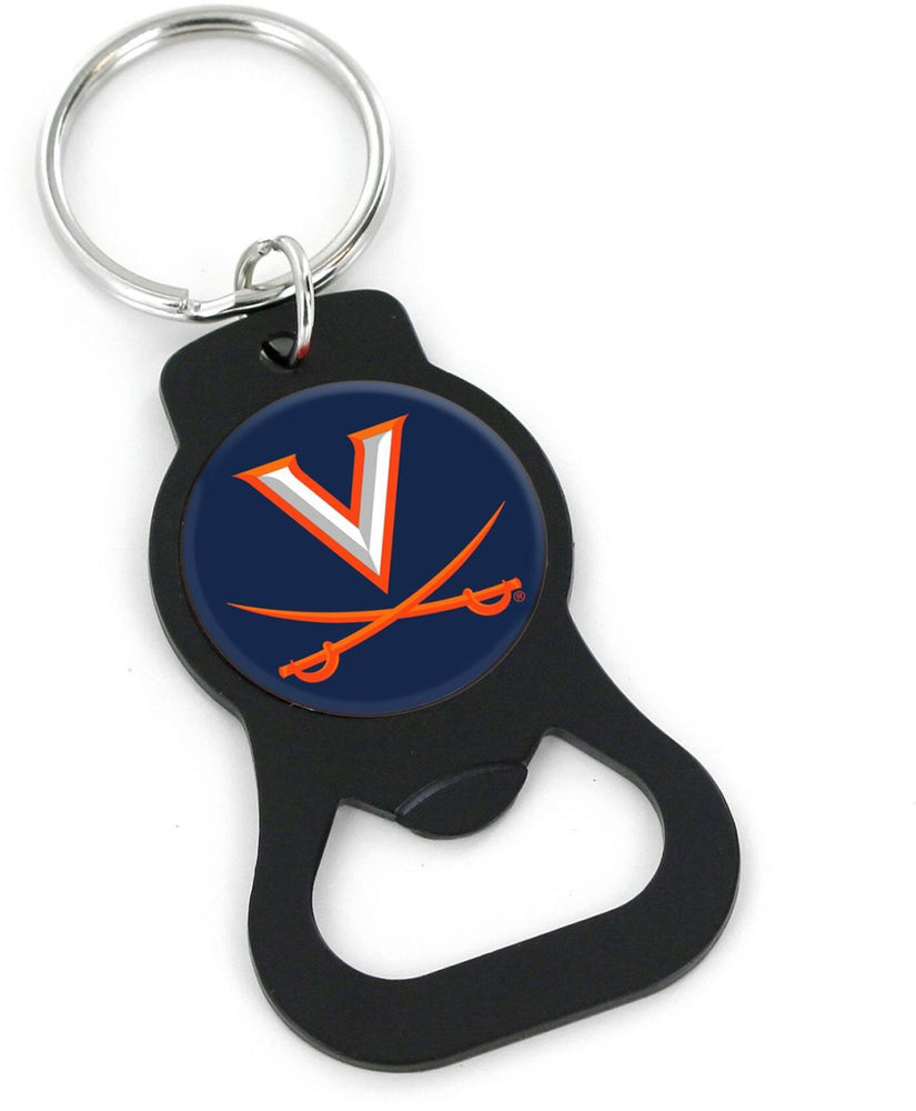 WHOLESALE VIRGINIA (BLACK) BOTTLE OPENER KEYCHAIN