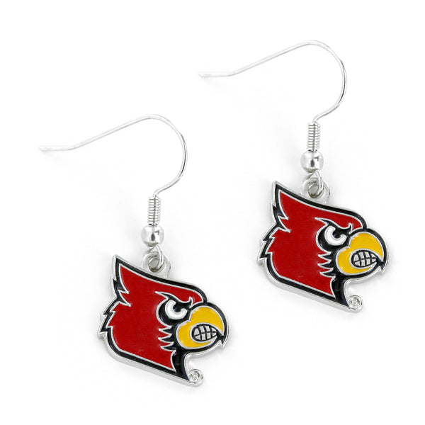 WHOLESALE LOUISVILLE LOGO DANGLER EARRINGS