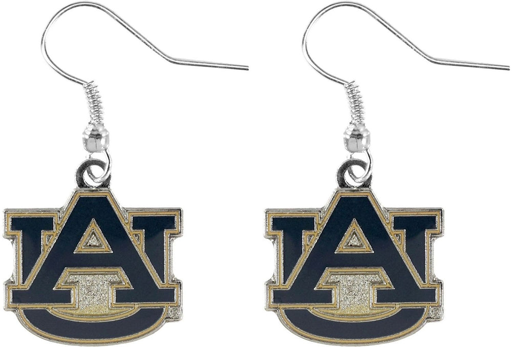 WHOLESALE AUBURN COLLEGE LOGO DANGLER EARRINGS