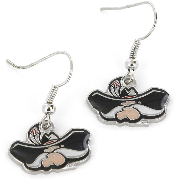 WHOLESALE UNLV COLLEGE DANGLER EARRINGS