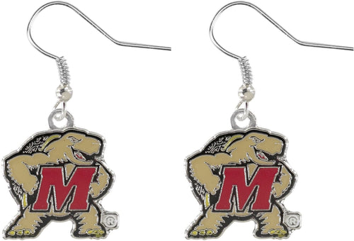WHOLESALE MARYLAND COLLEGE DANGLER EARRINGS