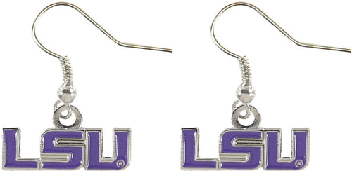 WHOLESALE LSU DANGLER EARRINGS