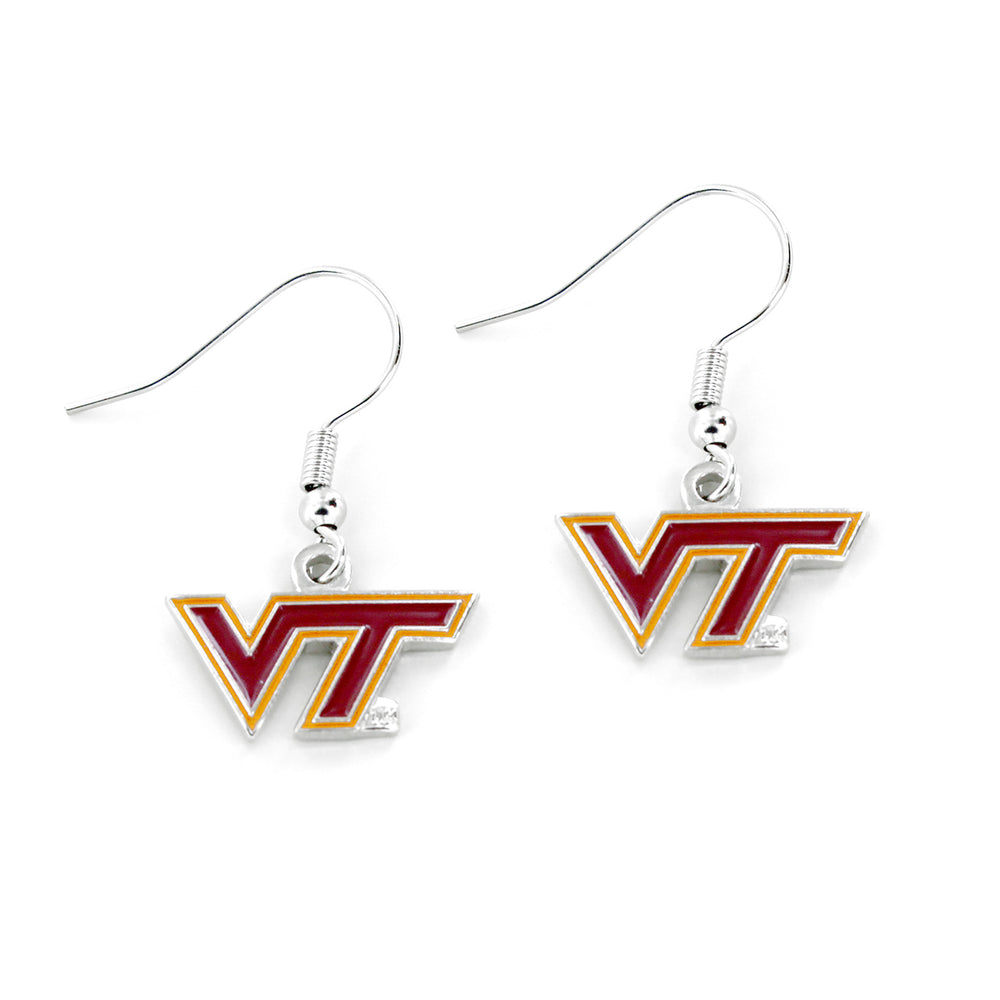 WHOLESALE VIRGINIA TECH DANGLER EARRINGS