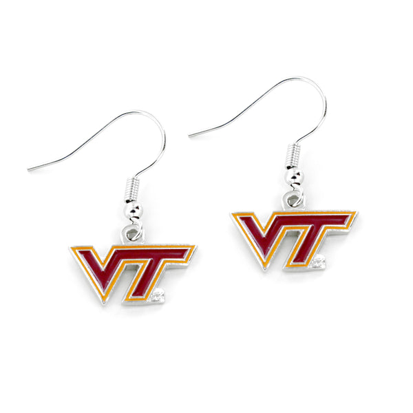 WHOLESALE VIRGINIA TECH DANGLER EARRINGS
