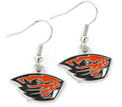 WHOLESALE OREGON STATE COLLEGE DANGLER EARRINGS