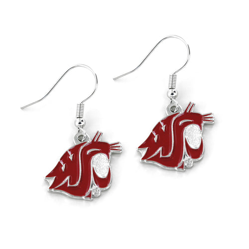 WHOLESALE WASHINGTON STATE COLLEGE DANGLER EARRINGS