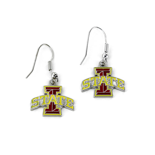 WHOLESALE IOWA STATE COLLEGE DANGLER EARRINGS