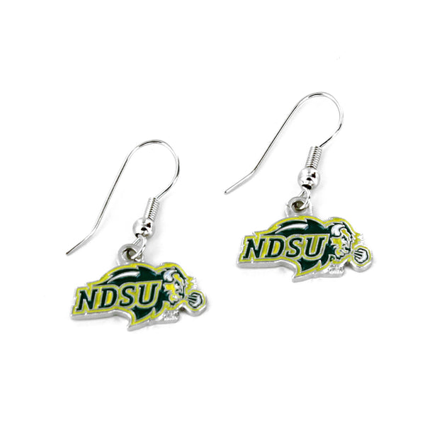 WHOLESALE NORTH DAKOTA STATE DANGLER EARRINGS