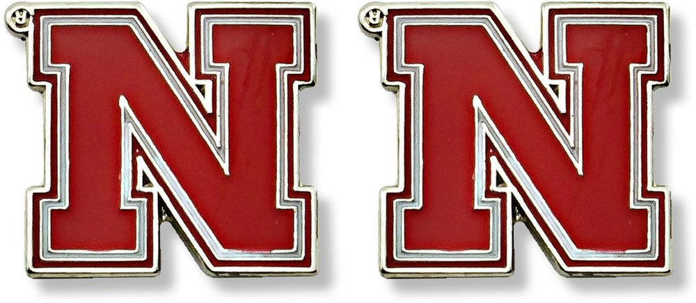 WHOLESALE NEBRASKA TEAM POST EARRINGS