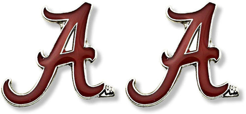 ALABAMA LOGO "A" POST EARRINGS