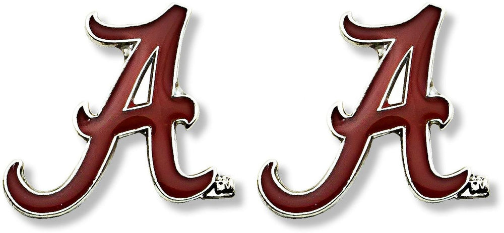 WHOLESALE ALABAMA LOGO "A" POST EARRINGS