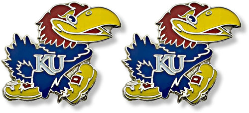 WHOLESALE KANSAS TEAM POST EARRINGS