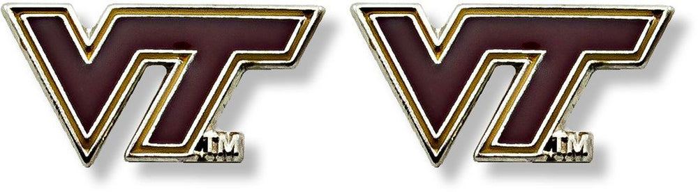 WHOLESALE VIRGINIA TECH TEAM POST EARRINGS