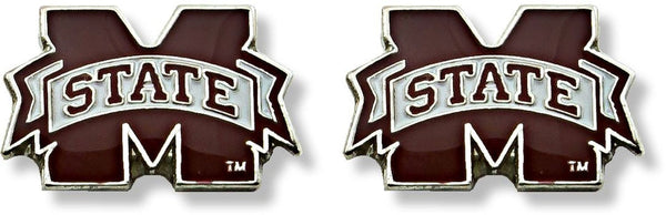WHOLESALE MISSISSIPPI STATE TEAM POST EARRINGS
