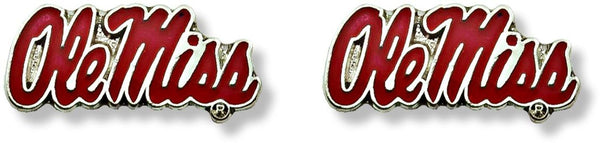 WHOLESALE OLE MISS TEAM POST EARRINGS