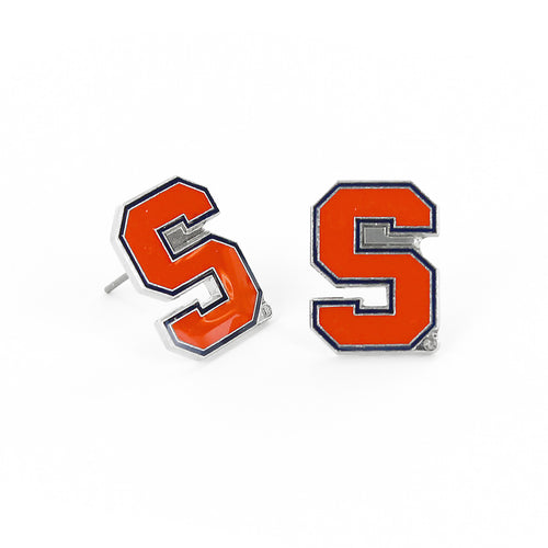 WHOLESALE SYRACUSE TEAM POST EARRINGS