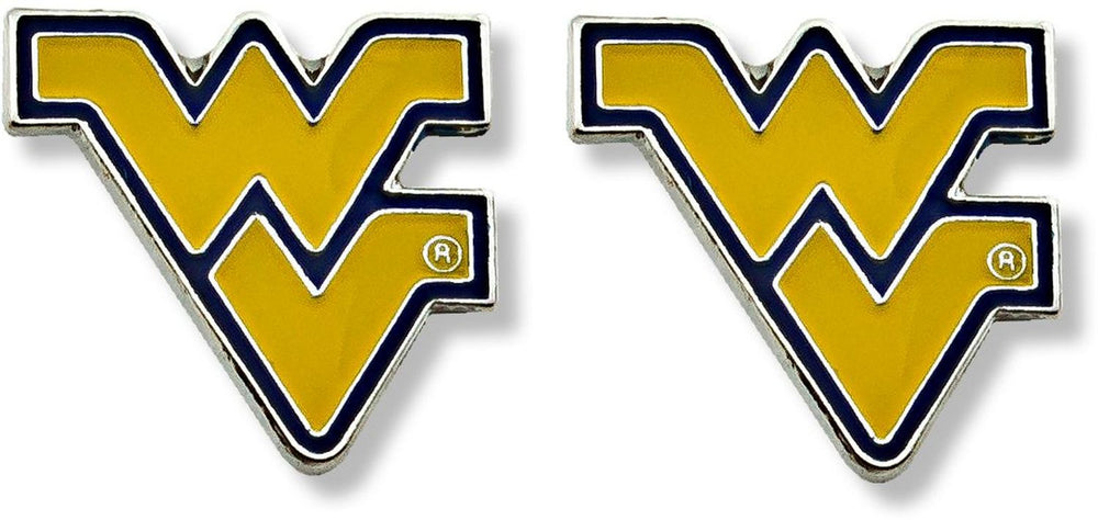 WHOLESALE WEST VIRGINIA TEAM POST EARRINGS