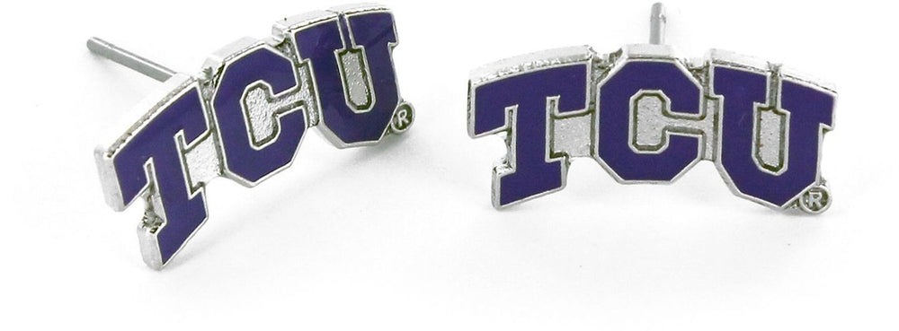 TCU TEAM POST EARRINGS