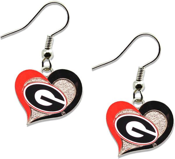 WHOLESALE GEORGIA SWIRL HEART EARRINGS