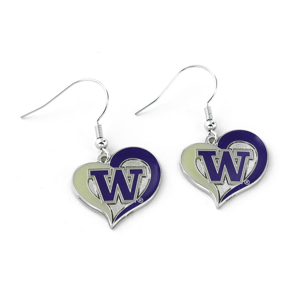 WHOLESALE WASHINGTON SWIRL HEART EARRINGS