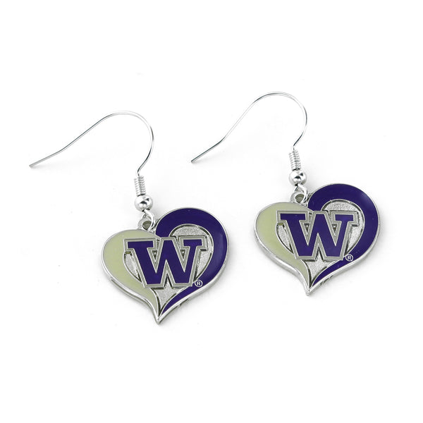 WHOLESALE WASHINGTON SWIRL HEART EARRINGS