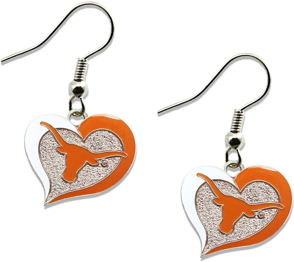 WHOLESALE TEXAS HEART SWIRL HEART EARRINGS