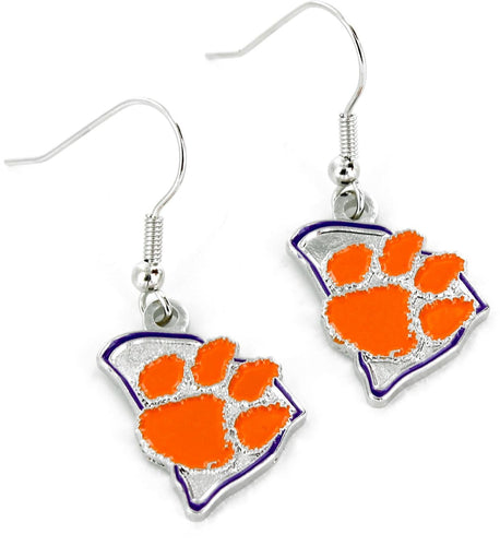 WHOLESALE CLEMSON - STATE DESIGN EARRINGS