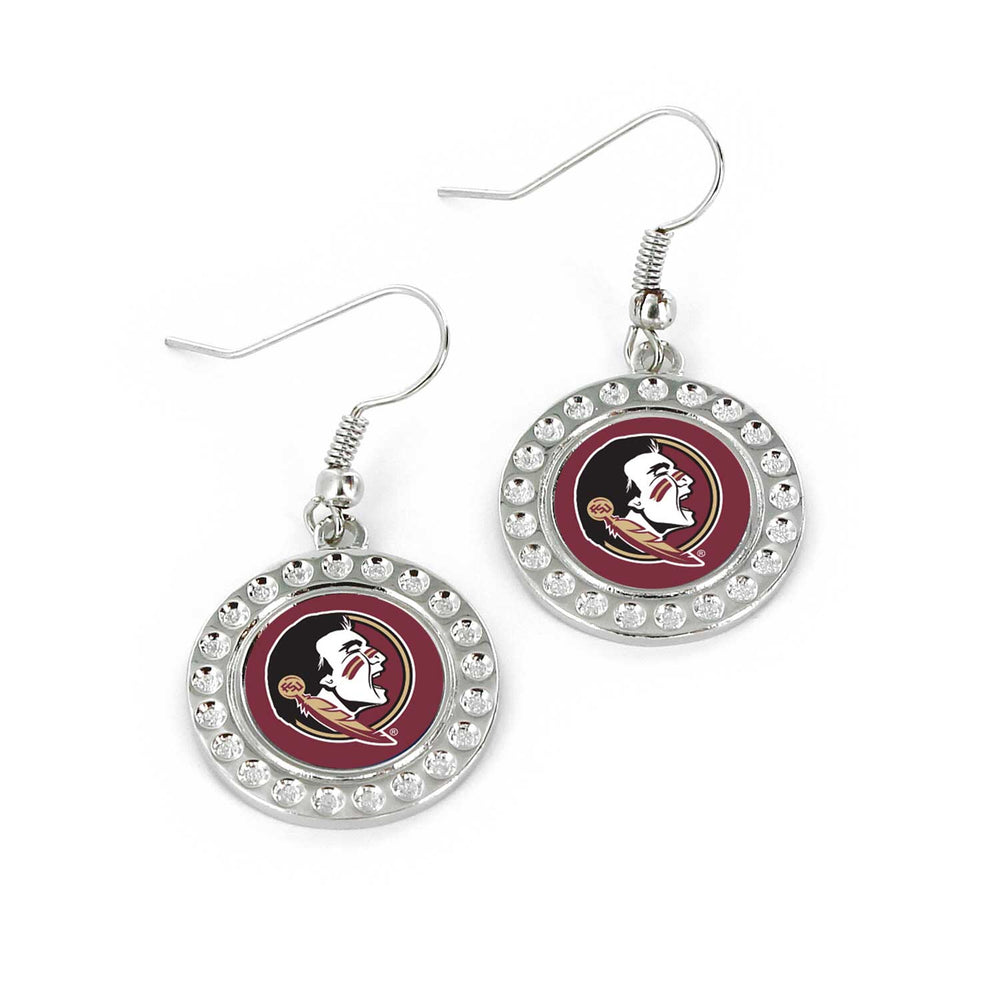 WHOLESALE FLORIDA STATE DIMPLE EARRINGS (FJ-1080)