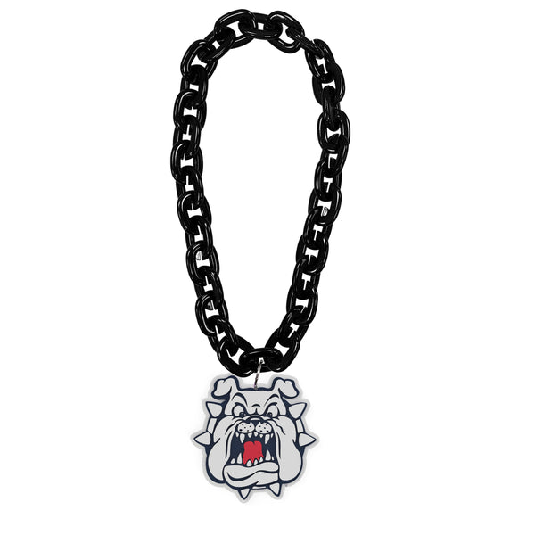 WHOLESALE FRESNO STATE (BLACK) FACE FAN CHAIN (CO)