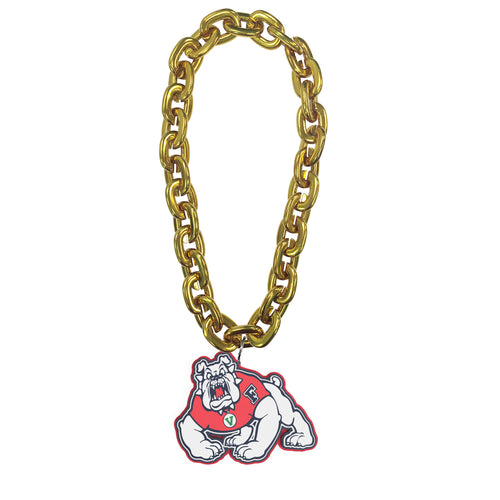 WHOLESALE FRESNO STATE (GOLD) FAN CHAIN (CO)