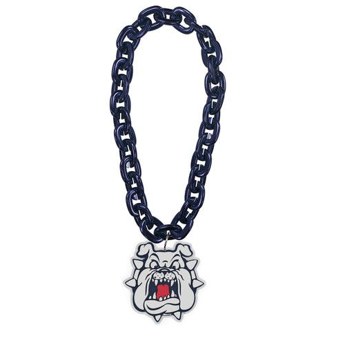 WHOLESALE FRESNO STATE (NAVY) FACE FAN CHAIN (CO)