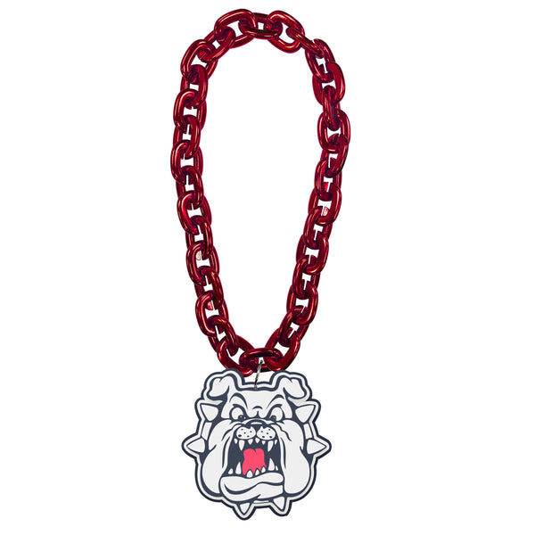WHOLESALE FRESNO STATE (RED) FACE FAN CHAIN (CO)