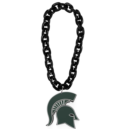 WHOLESALE MICHIGAN STATE (BLACK) FAN CHAIN (CO)