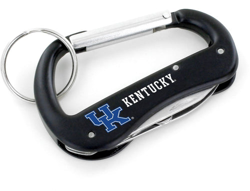 WHOLESALE KENTUCKY CARABINER MULTI TOOL KEYCHAIN (SP)