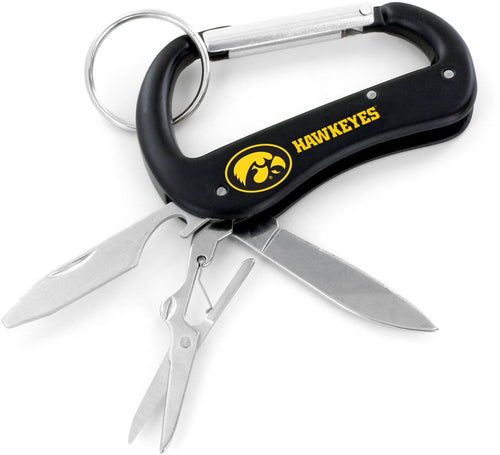 WHOLESALE IOWA CARABINER MULTI TOOL KEYCHAIN (SP)