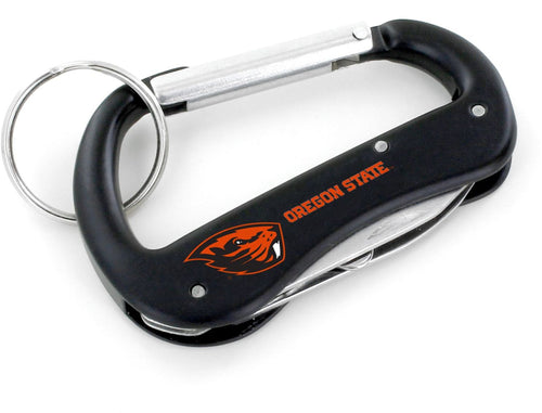 WHOLESALE OREGON STATE CARABINER MULTI TOOL KEYCHAIN (SP)