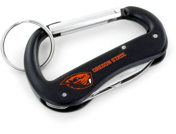 WHOLESALE OREGON STATE CARABINER MULTI TOOL KEYCHAIN (SP)