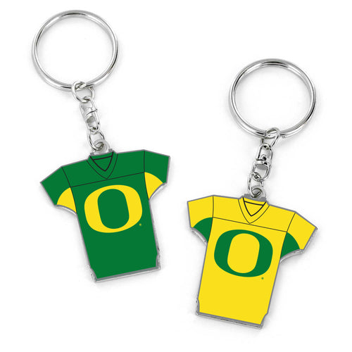 WHOLESALE OREGON REVERSIBLE HOME/AWAY JERSEY KEYCHAIN