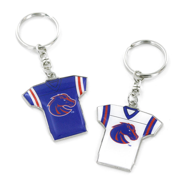 WHOLESALE BOISE STATE REVERSIBLE HOME/AWAY JERSEY KEYCHAIN