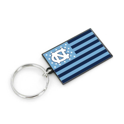 WHOLESALE NORTH CAROLINA AMERICANA FLAG KEYCHAIN