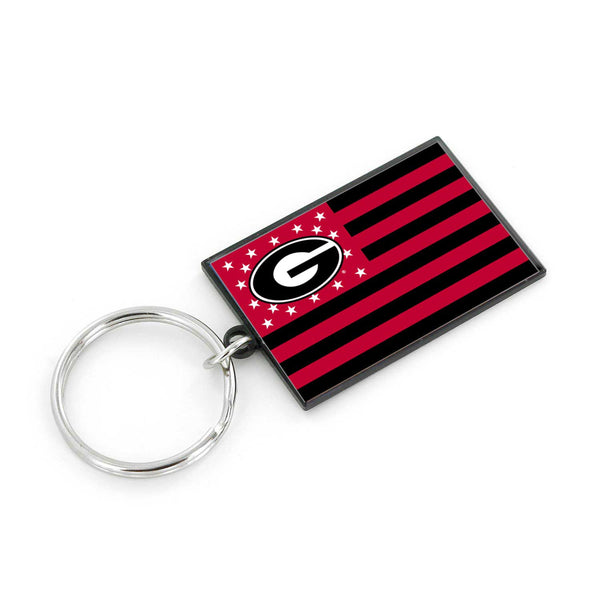 WHOLESALE GEORGIA AMERICANA FLAG KEYCHAIN