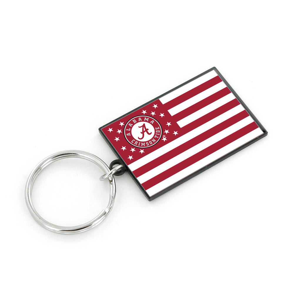ALABAMA AMERICANA FLAG KEYCHAIN