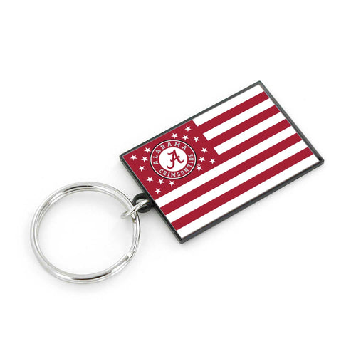ALABAMA AMERICANA FLAG KEYCHAIN